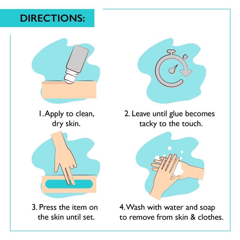 jomi compression IT Holds Roll On Body Adhesive, Sweat Resistant, for Oily and Dry Skin, Clear & Non-Toxic- 2.0 Ounce Made in USA - Image 4
