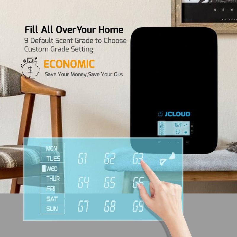 JCLOUD Upgrade Smart Scent Air Machine for Home, Cold Air Technology Waterless Essential Oil Diffuser | Cover Up to 2000 Sq. Ft | Aromatherapy Diffuser for Large Room, Office - Image 3