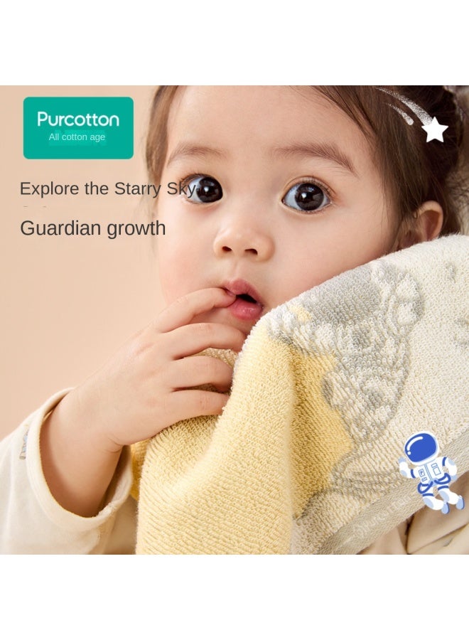 purcotton In-store Item】100% Infant Gauze Loop Handkerchief, Soft And Absorbent Face Washing Small Towel - Image 3