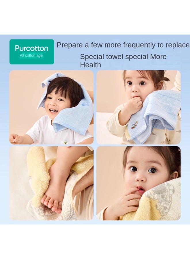 purcotton In-store Item】100% Infant Gauze Loop Handkerchief, Soft And Absorbent Face Washing Small Towel - Image 4