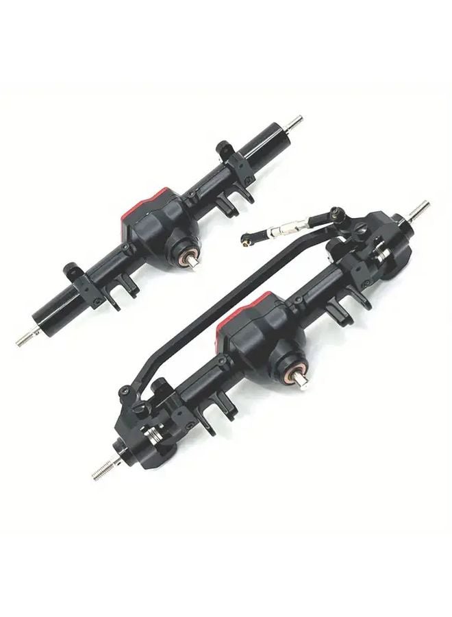 2Pcs Black 1 12 Scale Metal Differential Axle Set For MN128 MN86 G500 RC Car - Image 1