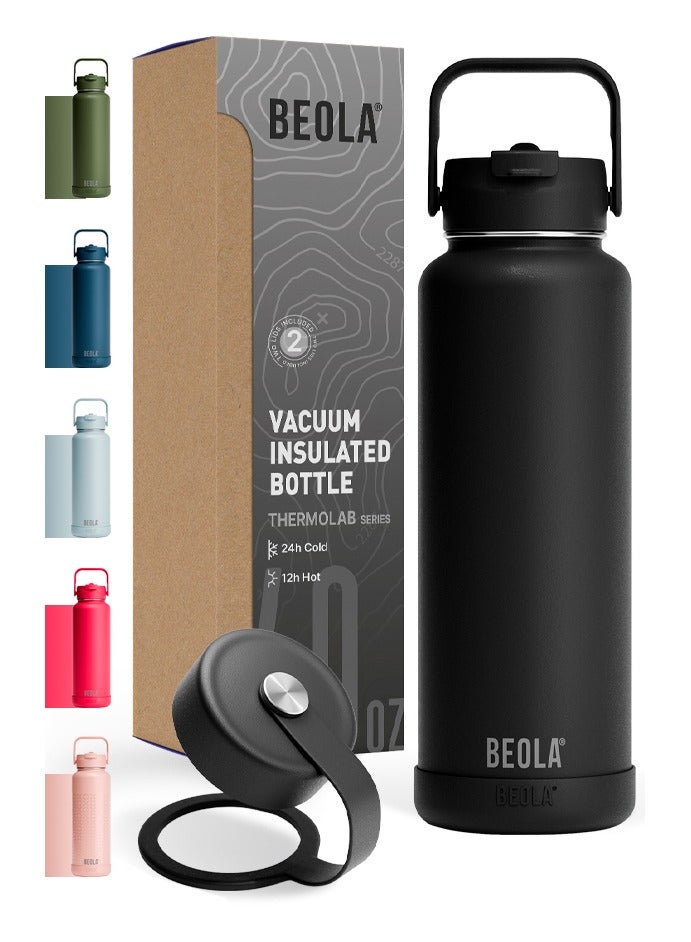 BEOLA 1200ml Vacuum Insulated Water Bottle, Double Wall Stainless