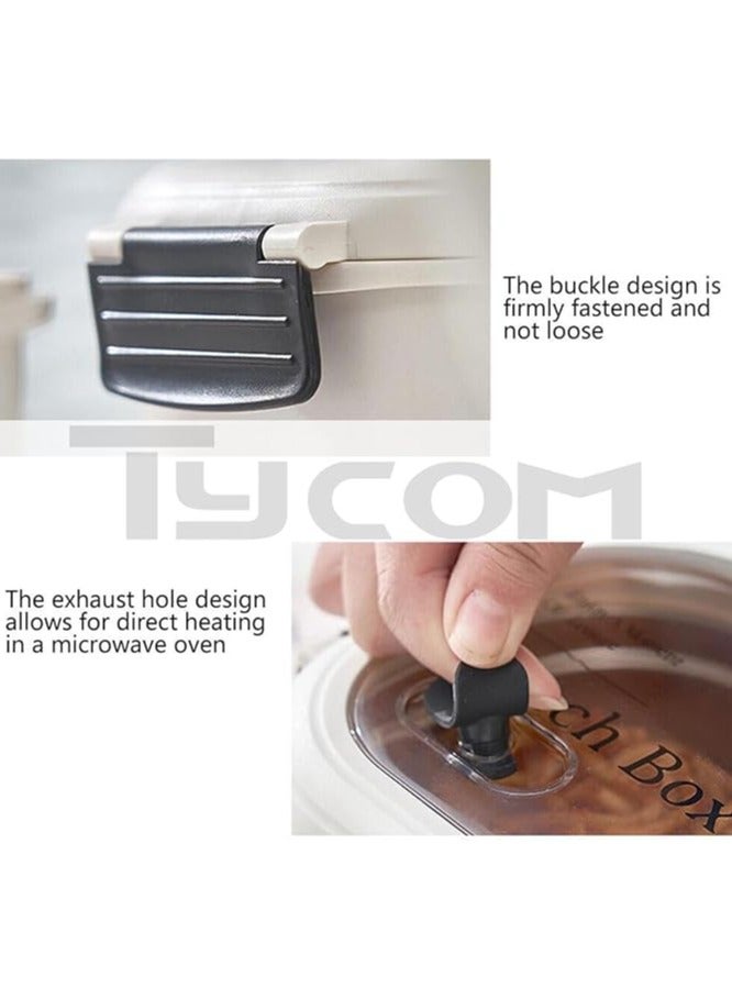 TYCOM Stainless Steel Lunch Box for Kid School, Insulated Bento Lunch Box, 2 Compartment Divided Lunch Containers with Lids, Leakproof | BFA Free | Dishwasher Safe (Dots) - Image 5