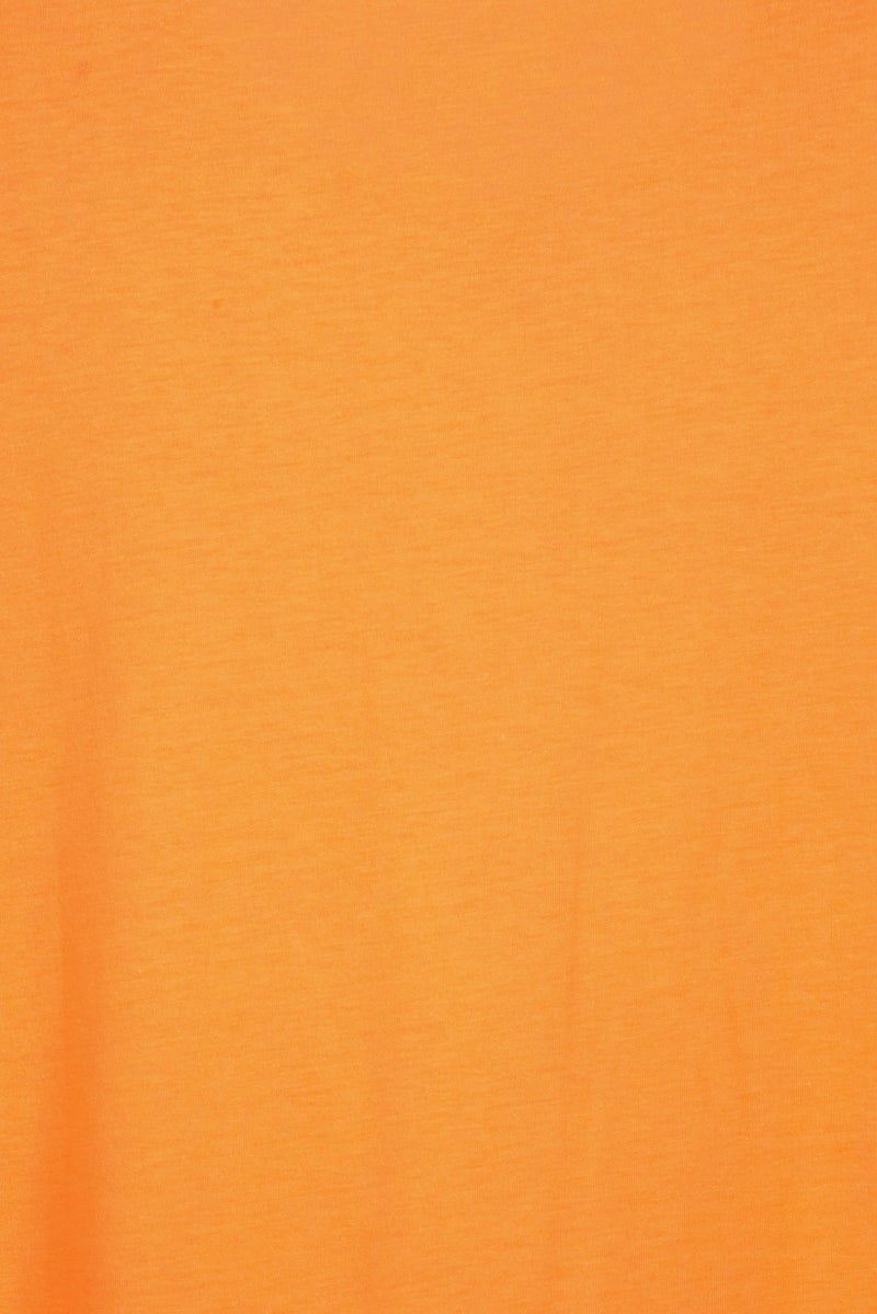 Mizuno Men Sportswear Fit Short Sleeve Training T-Shirt, Orange - Image 5