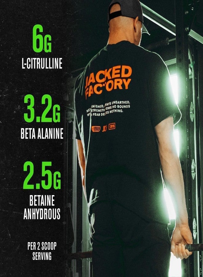 Jacked Factory NITROSURGE Pre Workout Supplement - Endless Energy, Instant Strength Gains, Clear Focus, Intense Pumps - NO Booster & Preworkout Powder with Beta Alanine - 10 Servings, Cherry Limeade - Image 5