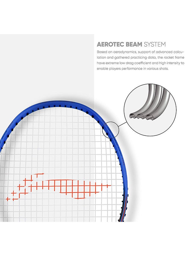 Li-Ning مضرب تنس الريشة Li-Ning Wind Lite 800 المصنوع من ألياف الكربون مع غطاء مضرب كامل | للاعبين المتوسطين | 79 جرام | أقصى شد للوتر - 30 رطلاً - Image 3