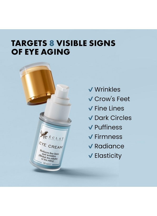 Eclat Skincare - Under Eye Cream For Dark Circles And Puffiness - Eye Repair Cream Dark Circles Under Eye Treatment - Eye Cream Anti Aging Under Eye Serum Moisturizer Puffy Eyes Treatment Dark Circle - Image 1