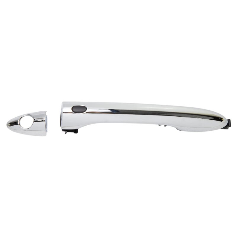TRQ Front Left Exterior Door Handle Chrome Drivers Side Compatible with 2015-2021 Kia Sedona - Image 1