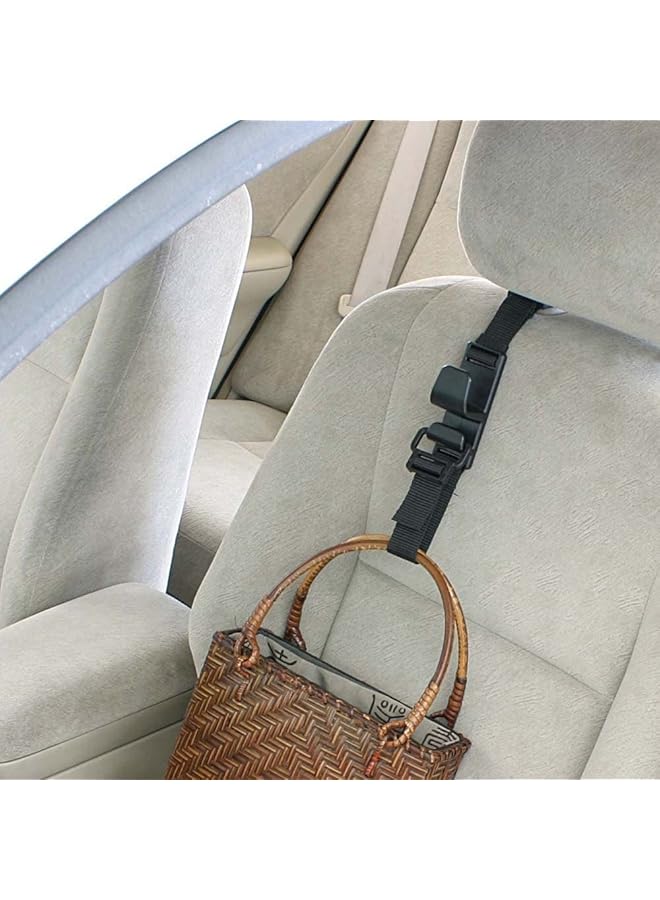 erorex Car Seat Headrest Hooks 4 Pcs Universal Vehicle Car Seat Back Headrest Bottle Holder Strong Durable - Image 5