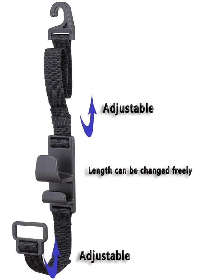 erorex Car Seat Headrest Hooks 4 Pcs Universal Vehicle Car Seat Back Headrest Bottle Holder Strong Durable - Image 4