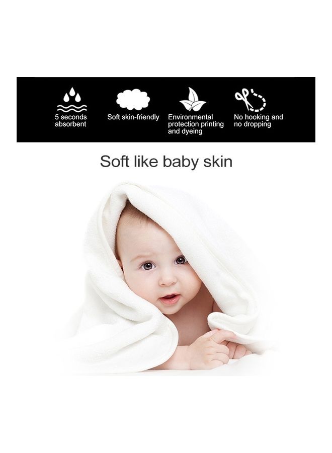 oem Fast Drying Magic Bath Towel White 35X75cm - Image 2