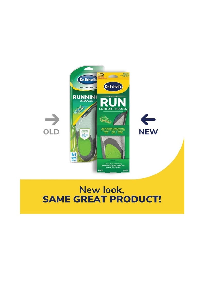 Dr. Scholl's Dr. Scholl’s Run Comfort Insoles for Women – 1 Pair, Size 6–10, Trim to Fit, Shock Absorbing Arch Support for Running & Everyday Comfort - Image 5