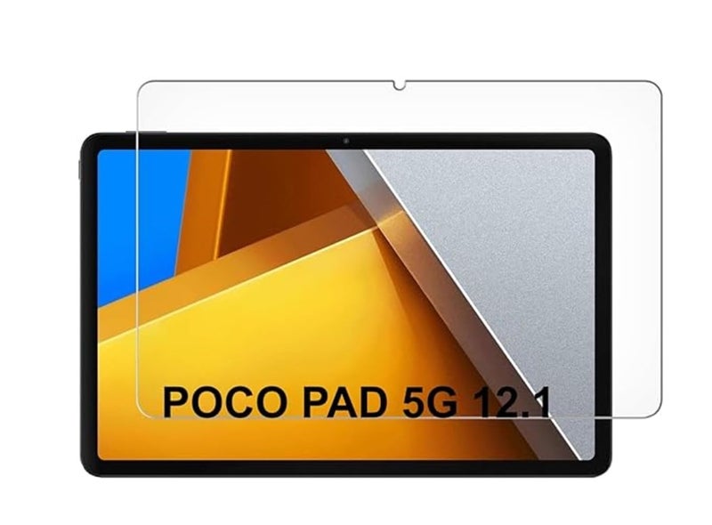 SPCORE Screen Protector for Poco Pad 12.1 inch Tablet, Premium Tempered Glass Screen Protector for Poco Pad 12.1 inch Tablet. - Image 1