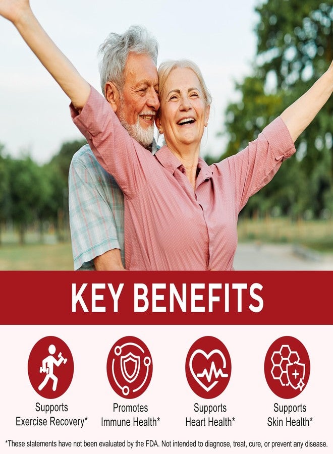 VOGSIG Astaxanthin 12mg, Natural Antioxidant Support with Astaxanthin, Helps Maintain Eye, Skin, Immune, Joint & Circulation Health, 120 Softgels, 4 Month Supply (1) - Image 4