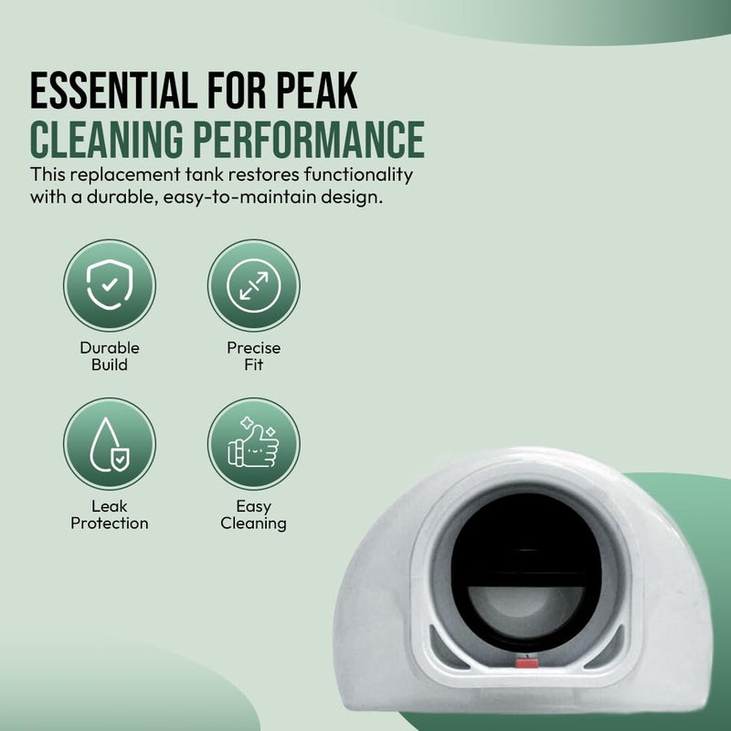 Selgo Replacement Dirty Tank for Bissell Little-Green Portable Carpet Cleaners 1400 3353 3369 Series & More OEM # 2037144 Bissell Tank - Image 2