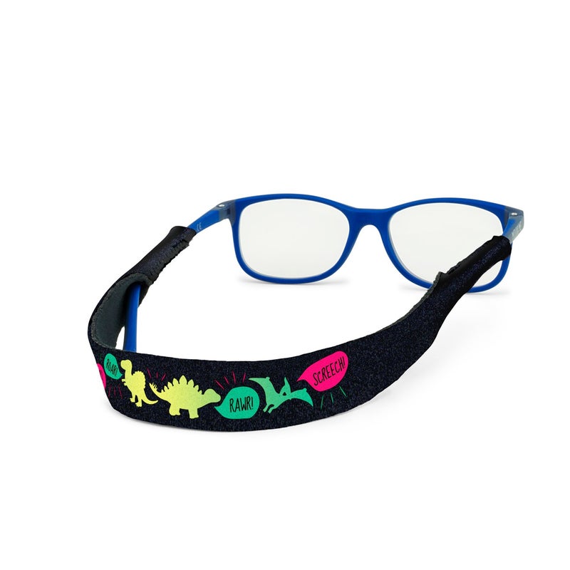 Croakies Kids' Glasses Strap, Rawwwr!, 26" x 3/4" - Image 3