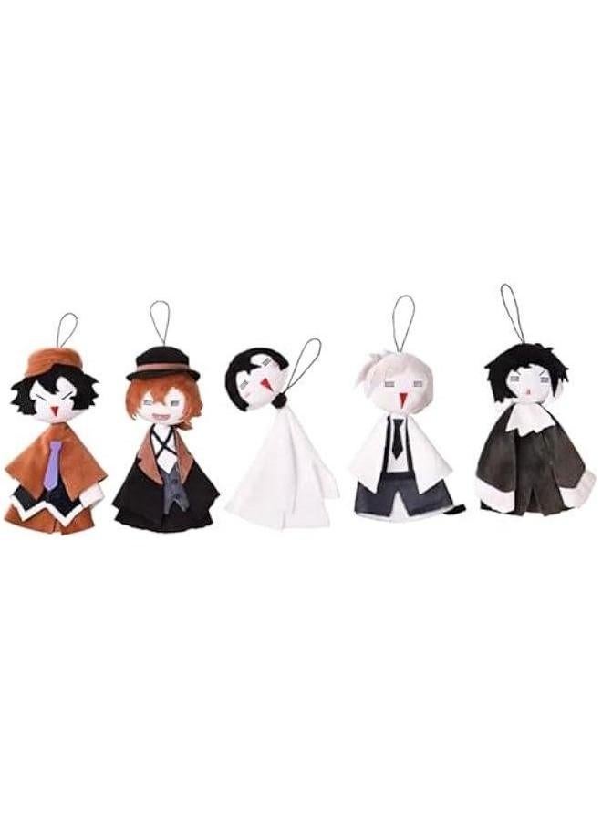 Nakahara Chuuya Dazai Osamu Plush Figure 16cm Cute Stuffed Anime Figures Cartoon Soft Pendant for Bags Clothes Decoration Gift  - Image 4