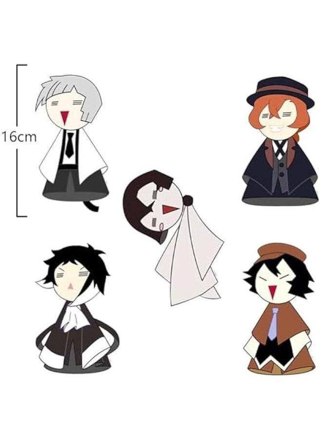 Nakahara Chuuya Dazai Osamu Plush Figure 16cm Cute Stuffed Anime Figures Cartoon Soft Pendant for Bags Clothes Decoration Gift  - Image 5