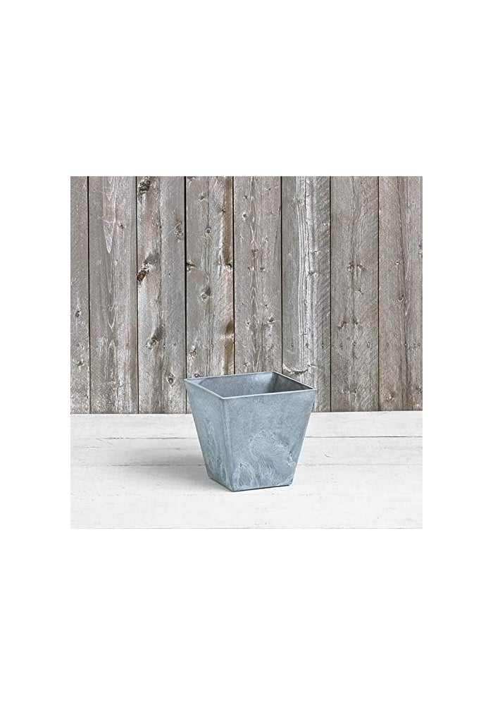 Novelty ArtStone 35100 Ella Square Planter, 10-Inch, Grey - Image 2