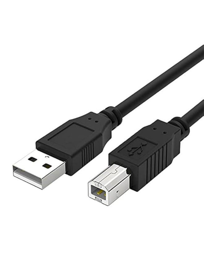 Storel Printer USB Cable Cord 10 Feet Compatible with Epson EcoTank ET-4760,ET-3760,ET-3710,ET-2760,ET-2720,ET-15000,EcoTank Pro ET-5880,ET-5850,ET-5800,ET-16650,ET-16600,ET-M1170,ET-M2170, ET-M3170 - Image 1