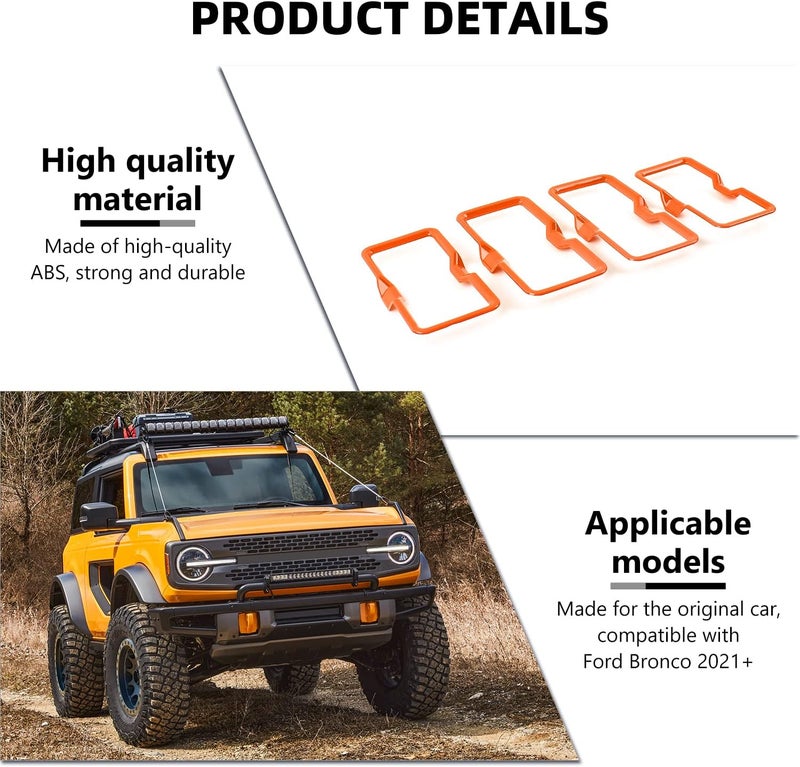 RAZPOY Air Conditioning Vent Trim for Ford Bronco - Image 3