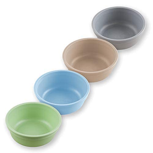 RePlay 12 Oz Toddler Bowls for Snack and Everyday Dining  Dishwasher and Microwave Safe  Made in USA  Set of 4575 x 575 x 2  Meadow