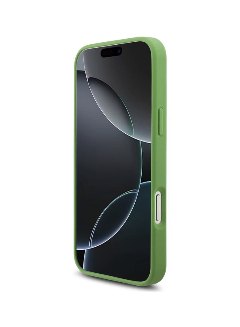 Lacoste MagSafe PU Leather Hard Case With Iconic Petit Pique Logo For iPhone 17 Pro Max - Green - Image 5