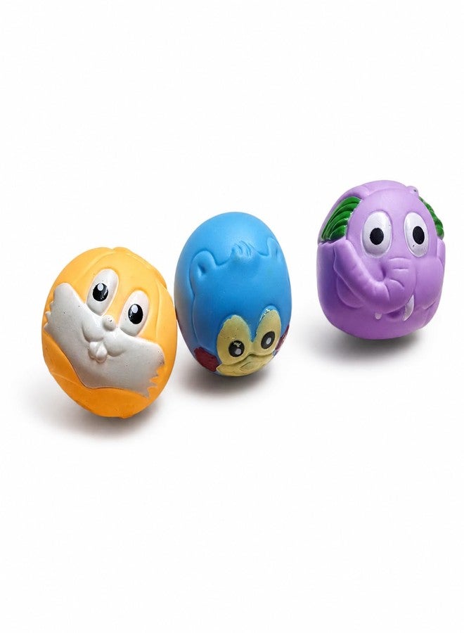 Dorytoys Kids Animal Rattle Ball Toy Set of 3 | Rolling Sensory Balls for Babies & Toddlers | Colorful Interactive Developmental Toys - Image 4