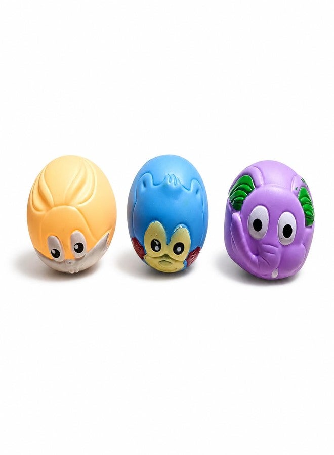 Dorytoys Kids Animal Rattle Ball Toy Set of 3 | Rolling Sensory Balls for Babies & Toddlers | Colorful Interactive Developmental Toys - Image 3