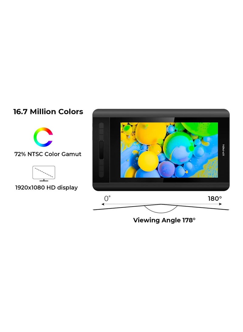 XP-PEN - Artist 12 11.6 inch FHD Drawing Graphic Tablet with Multifunction Pen and Holder - Image 1