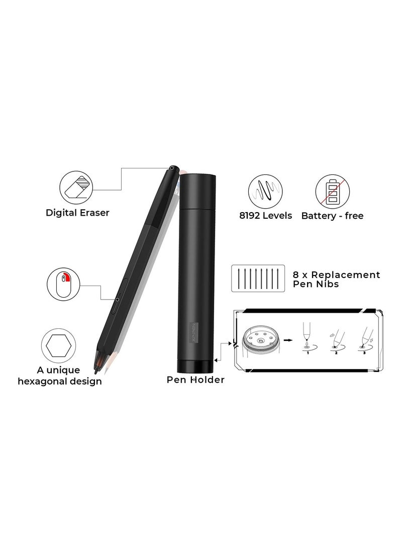 XP-PEN - Artist 12 11.6 inch FHD Drawing Graphic Tablet with Multifunction Pen and Holder - Image 1