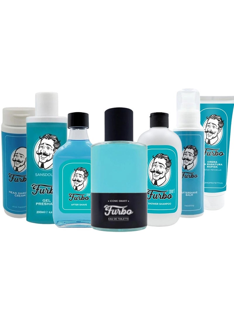 Furbo Italian Men's Care Set Consisting Of 7 Products 