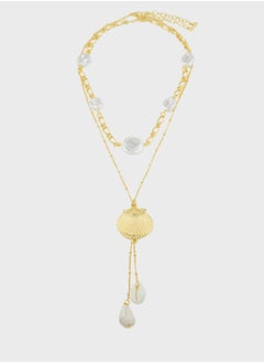 2  Pack Shell Necklace Set