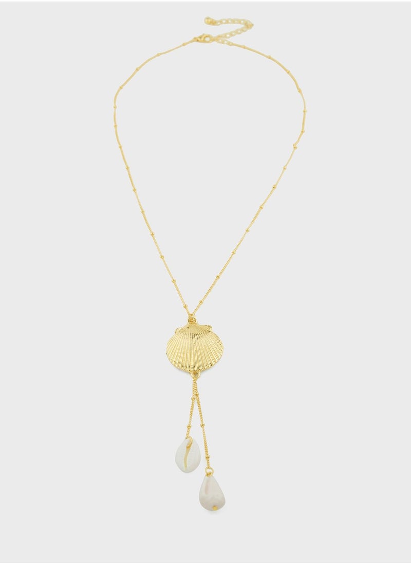 ELLA - 2  Pack Shell Necklace Set - Image 1
