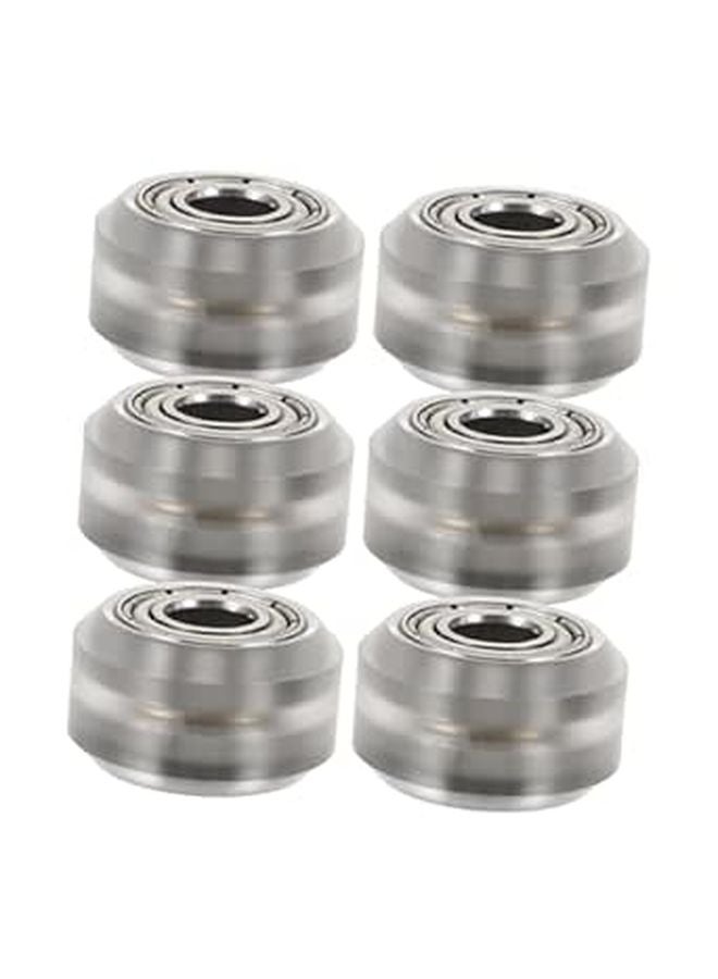 6PCS POM V Wheel Pulley Set With Bearings High Precision Linear Motion For 3D Printer - Image 1