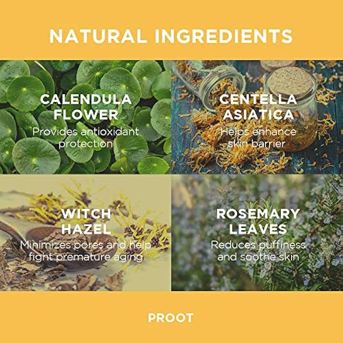 Proot Calendula Peel Off Mask | With Herbal Infused Brightening Serum | Formulated with Real Calendula Flower Leaves and Extracts | Korean Skin Care, Vegan, Cruelty-Free | 3.38 oz - Image 5