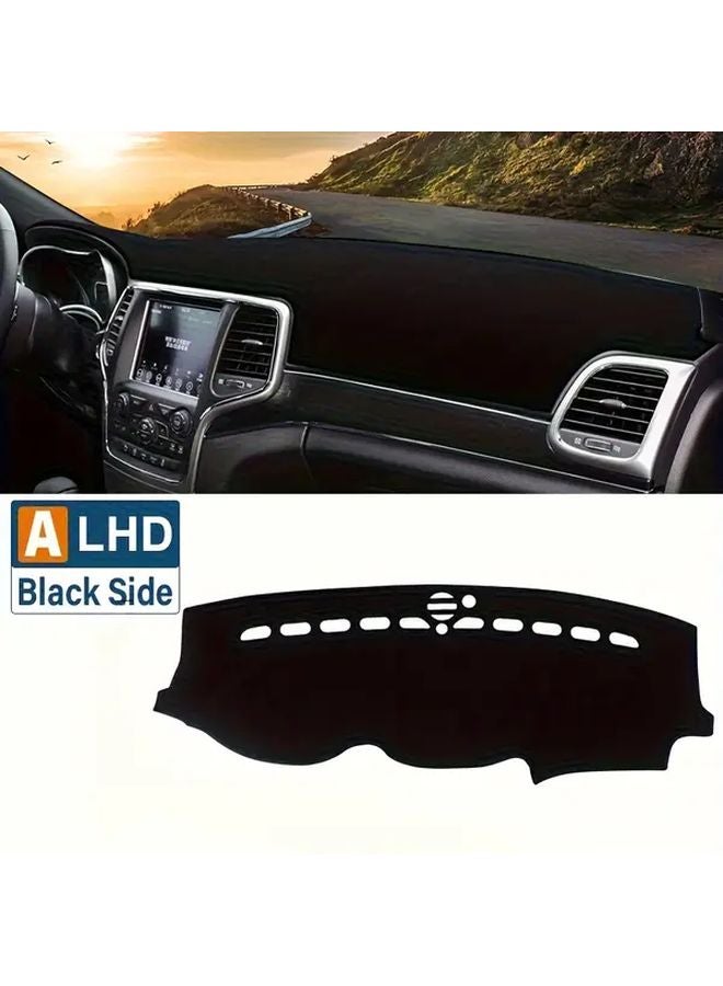 Black Dashboard Pad Cover For Jeep Grand 2011 2019 Right Hand Drive Interior Mat - Image 3