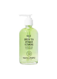 Youth To The People Youth To The People Facial Cleanser - Kale and Green Tea Cleanser - Gentle Face Wash, Makeup Remover + Pore Minimizer for All Skin Types - Vegan (8oz)  - Image 1