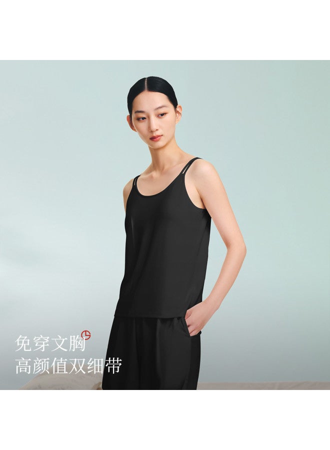 Goldlion Padded Slim Versatile Camisole For Women, Double Strap Layering Tank Top, Modal Sleeveless Vest For Outer Wear - Image 4