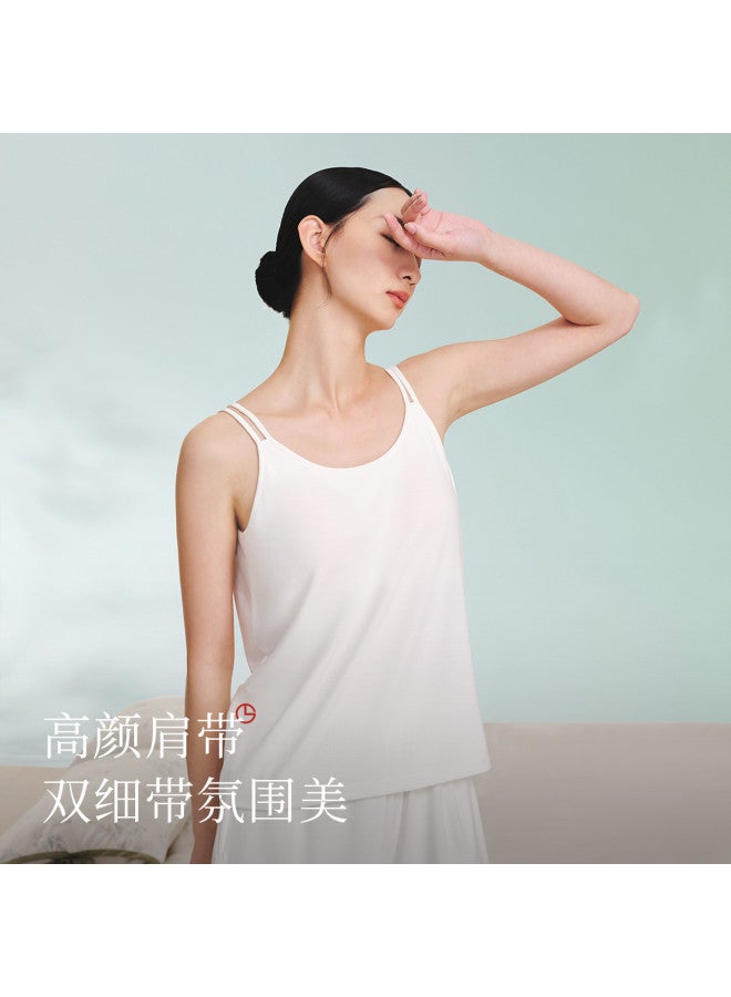 Goldlion Padded Slim Versatile Camisole For Women, Double Strap Layering Tank Top, Modal Sleeveless Vest For Outer Wear - Image 5