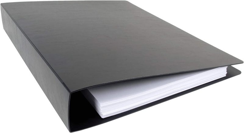 Ruby Paulina 17x11 Binder Poly Panel Featuring a 2" Angle-D Ring Black - Image 1
