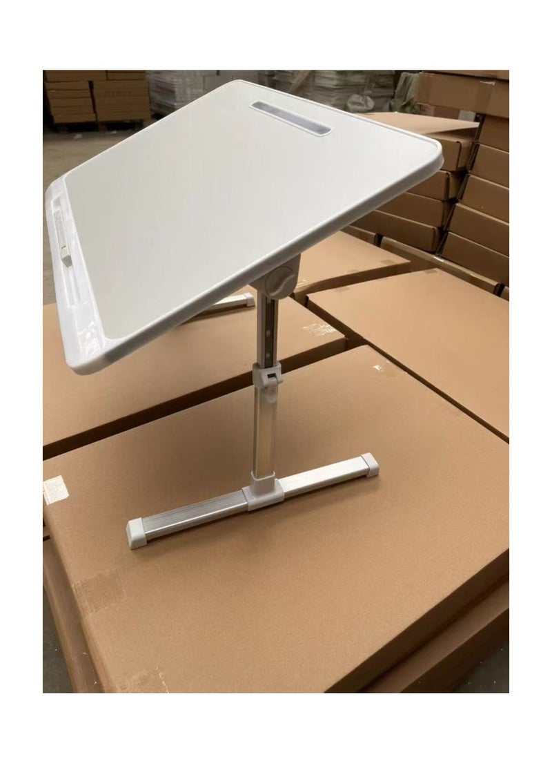 Generic - Foldable Nightstand, Multifunctional Laptop Nightstand with Hidden Drawer, Portable Lap Table with Folding Legs, Suitable for Sofa Eating, Working, Gaming. - Image 1