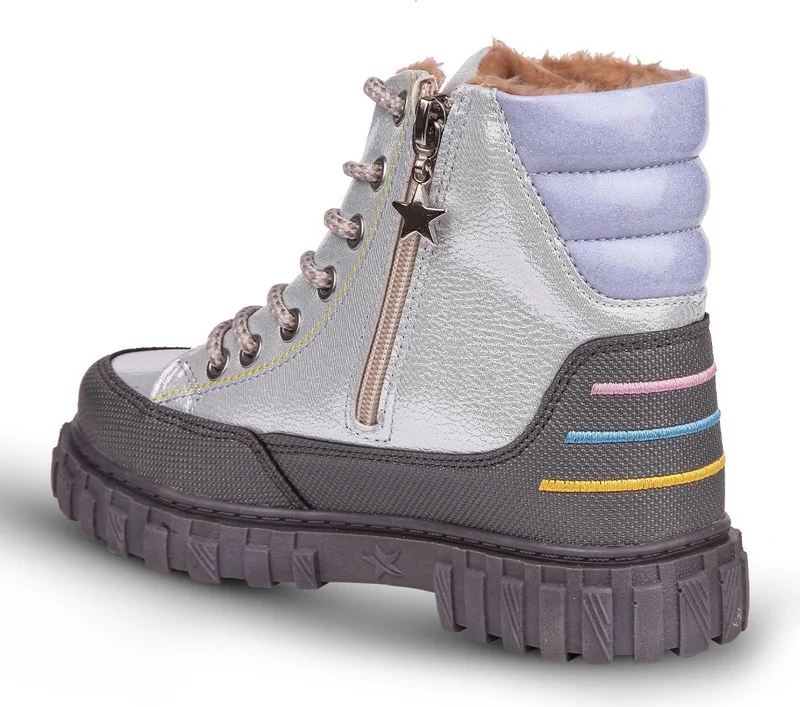 Kaptan Junior Girl's Boots with Fur Inside Pstr 500