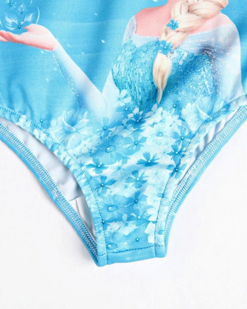 Rs Ramuni Girls Swimsuit Frozen Digital Printed Swimwear for Pool  - Image 2