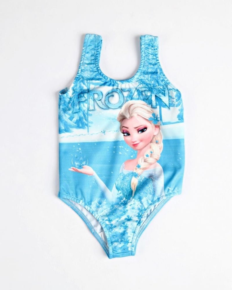 Rs Ramuni Girls Swimsuit Frozen Digital Printed Swimwear for Pool  - Image 3