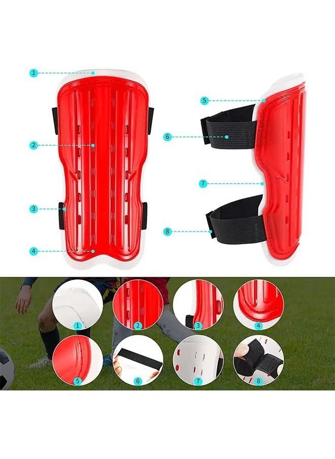 HY Soccer Shin Guards Shin Pads for Kids Youth Adult, Support for Shin Splint Baseball Boxing Kickboxing MTB, Lightweight(1PAIR)  - Image 4