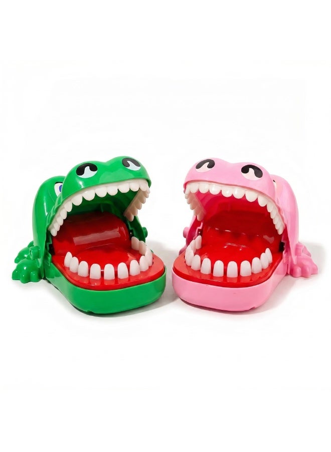 Crocodile Bite Finger Toy, Parent-Child Interactive Game, Kids Stress Relief Toy，Random color shipment - Image 2