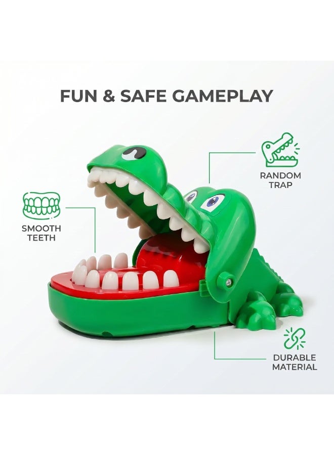 Crocodile Bite Finger Toy, Parent-Child Interactive Game, Kids Stress Relief Toy，Random color shipment - Image 3