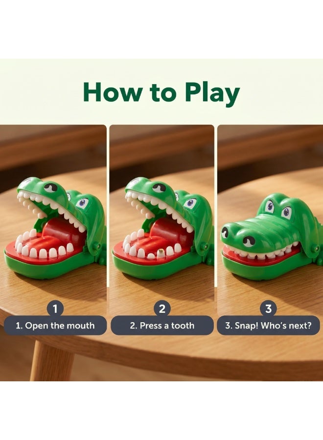 Crocodile Bite Finger Toy, Parent-Child Interactive Game, Kids Stress Relief Toy，Random color shipment - Image 4