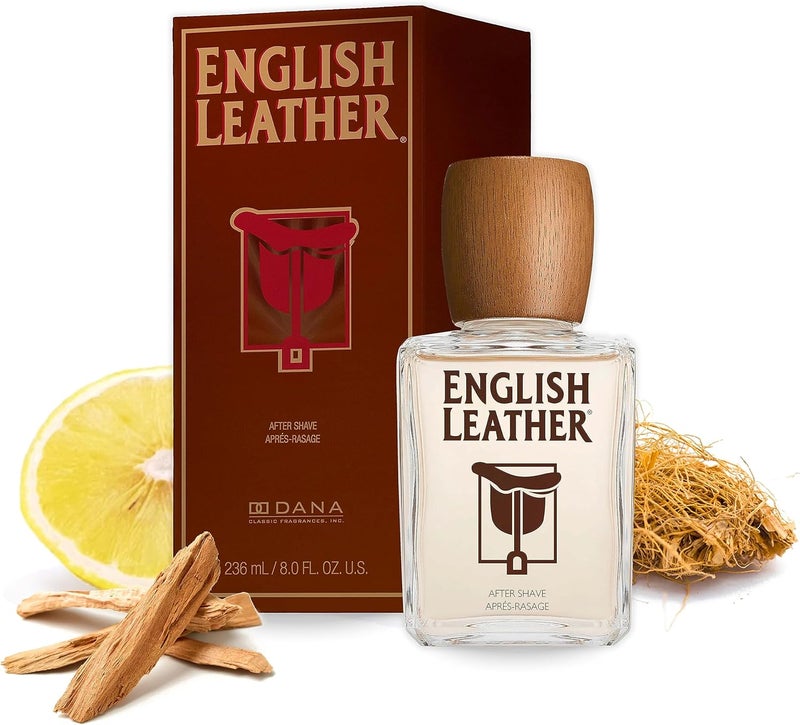 Dana English Leather After Shave Splash for Men - Image 1